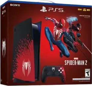Sony PlayStation 5 PS5 Blu-ray Edition Marvel Spider-Man 2 Console Bundle (US Plug)